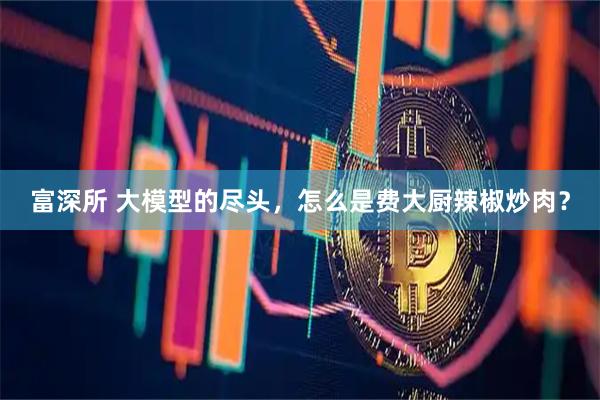 富深所 大模型的尽头，怎么是费大厨辣椒炒肉？